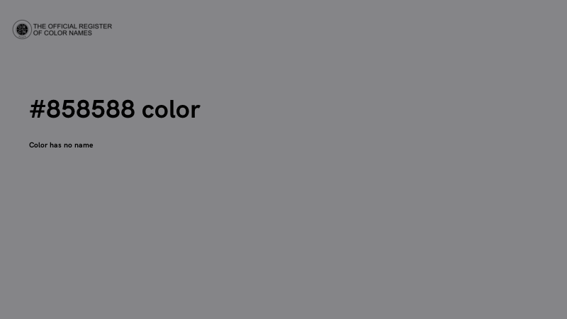#858588 color image
