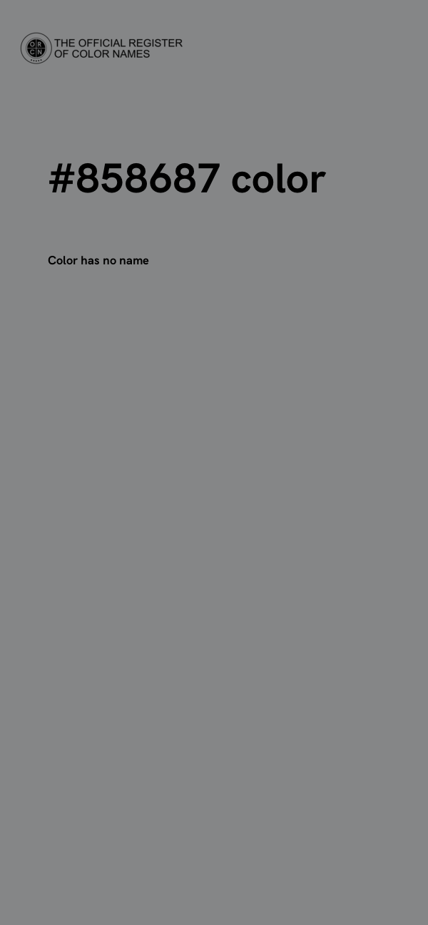 #858687 color image