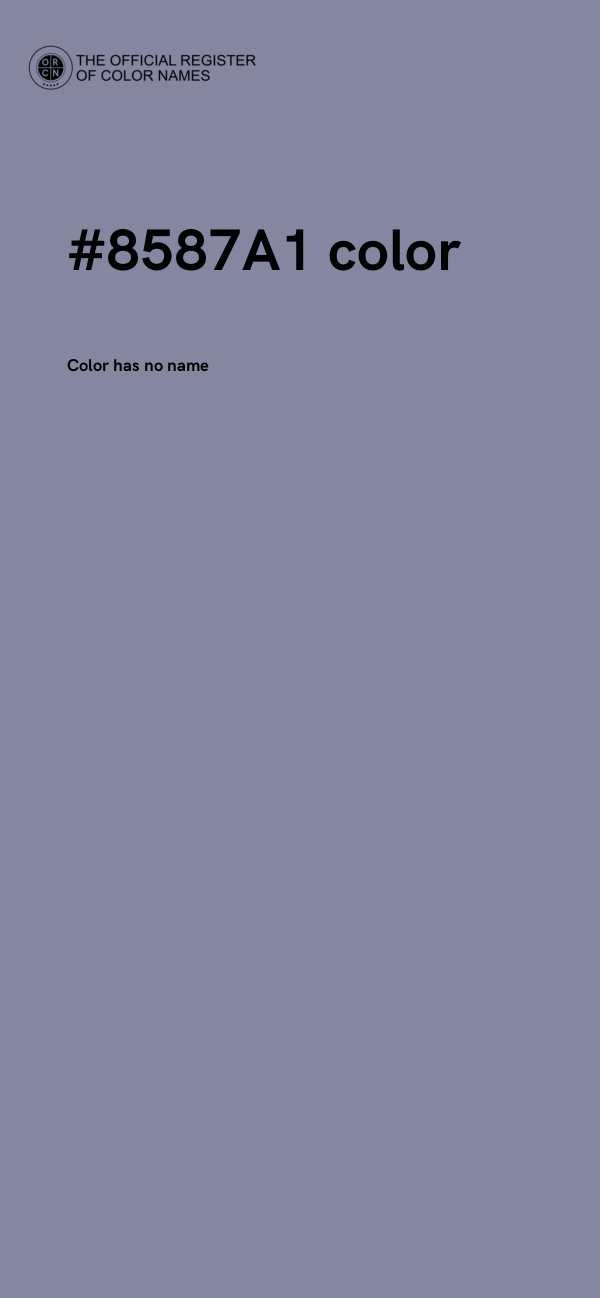 #8587A1 color image