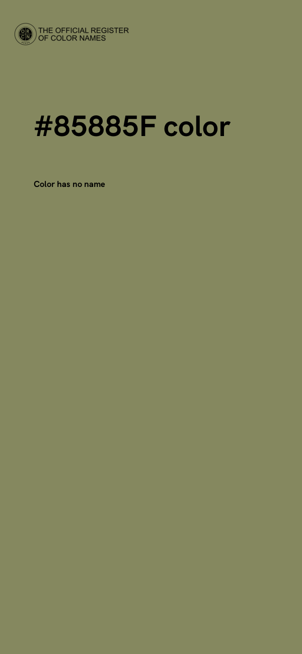 #85885F color image