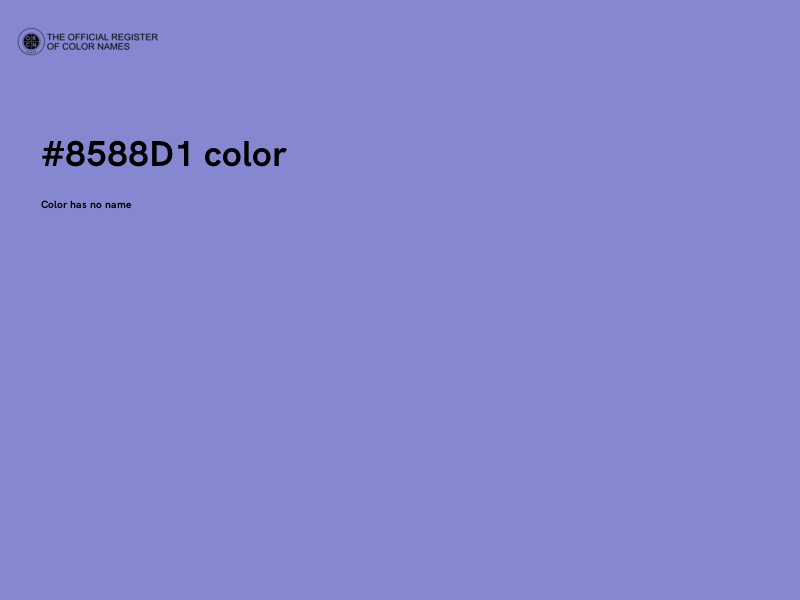 #8588D1 color image