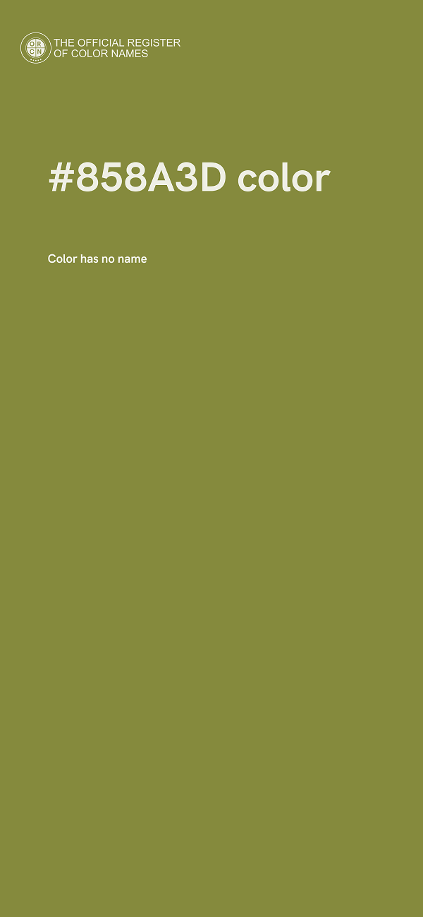 #858A3D color image