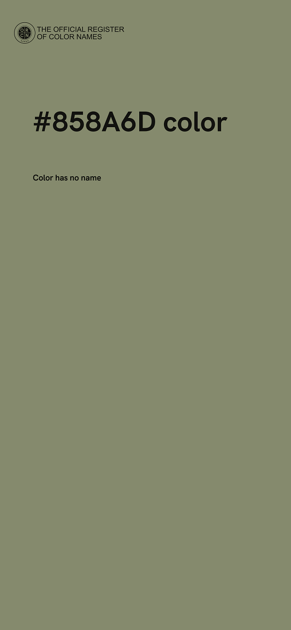 #858A6D color image