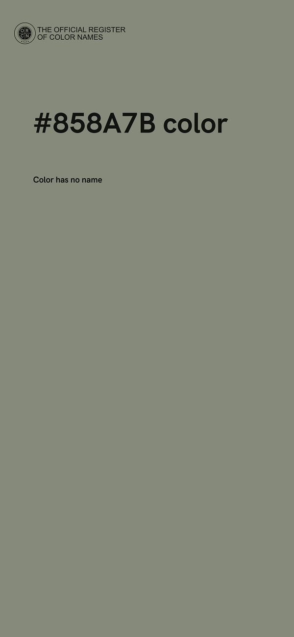 #858A7B color image