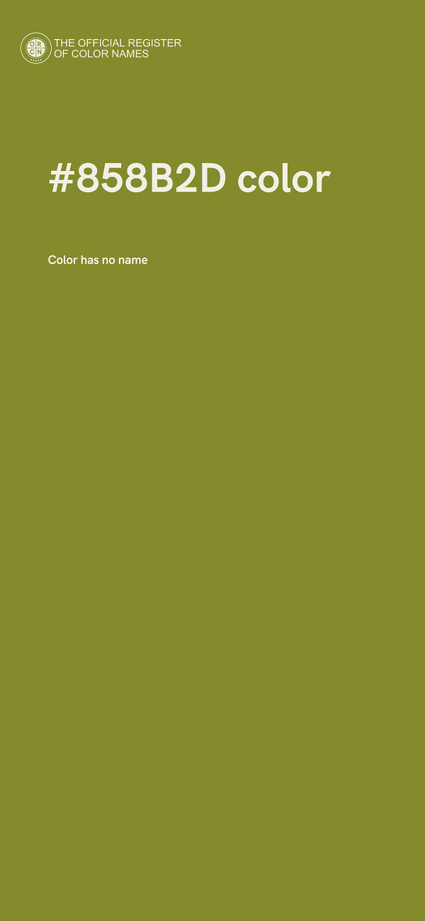 #858B2D color image