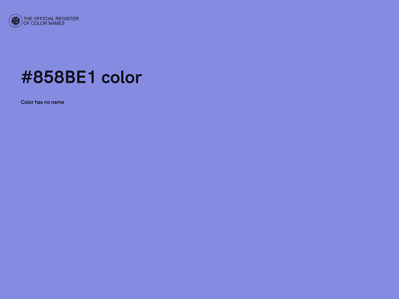 #858BE1 color image