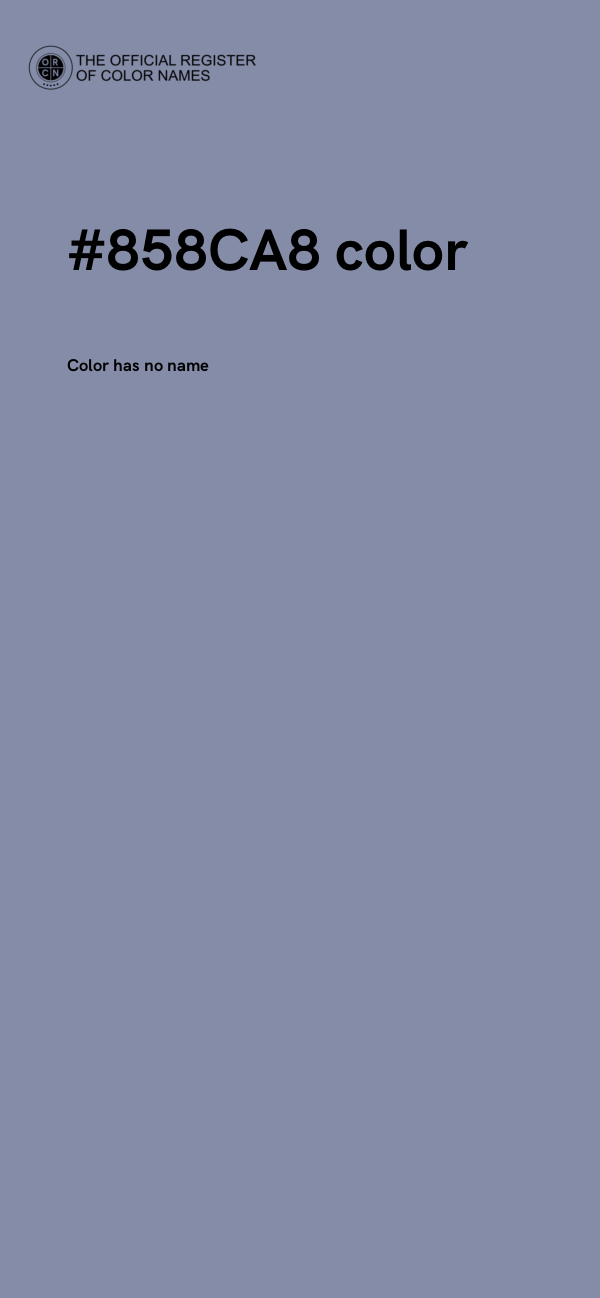 #858CA8 color image