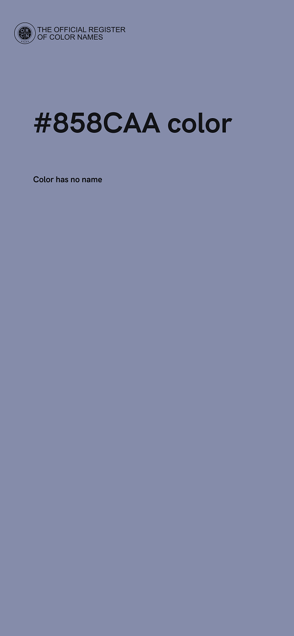 #858CAA color image