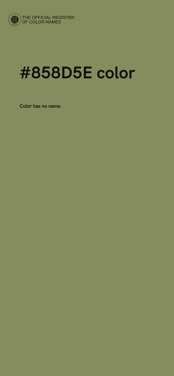 #858D5E color image