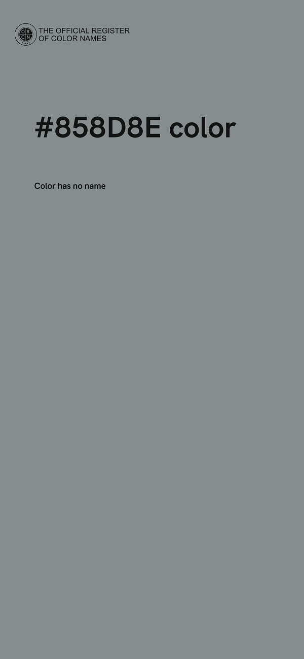 #858D8E color image