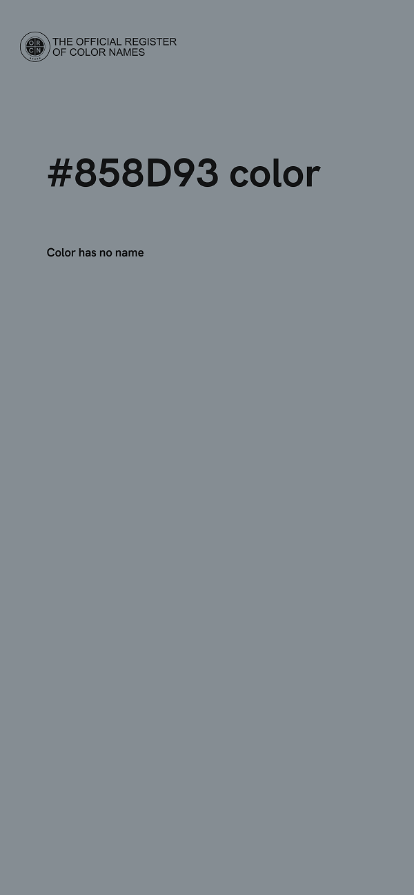 #858D93 color image
