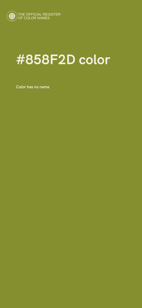 #858F2D color image