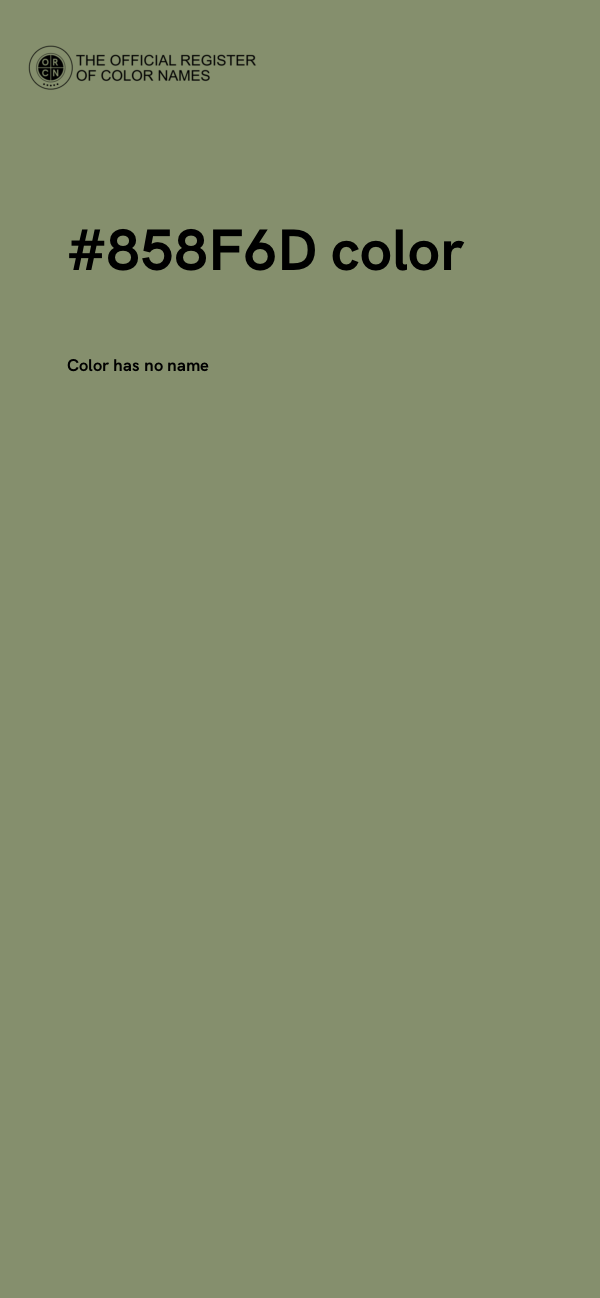 #858F6D color image