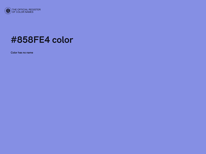 #858FE4 color image