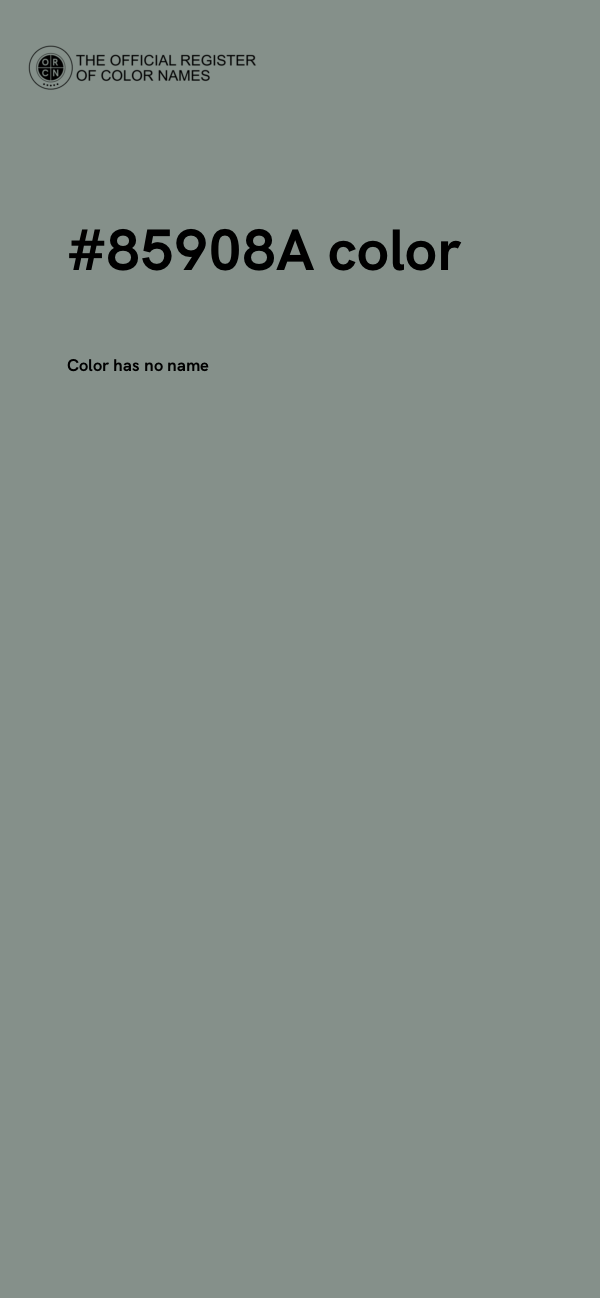 #85908A color image