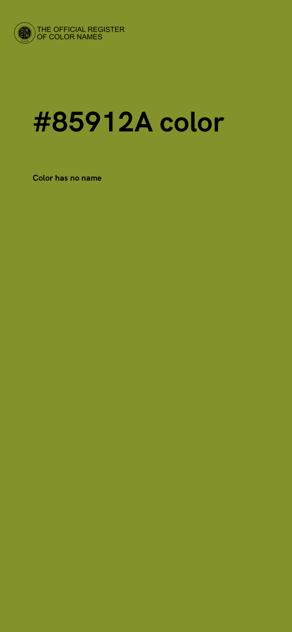 #85912A color image
