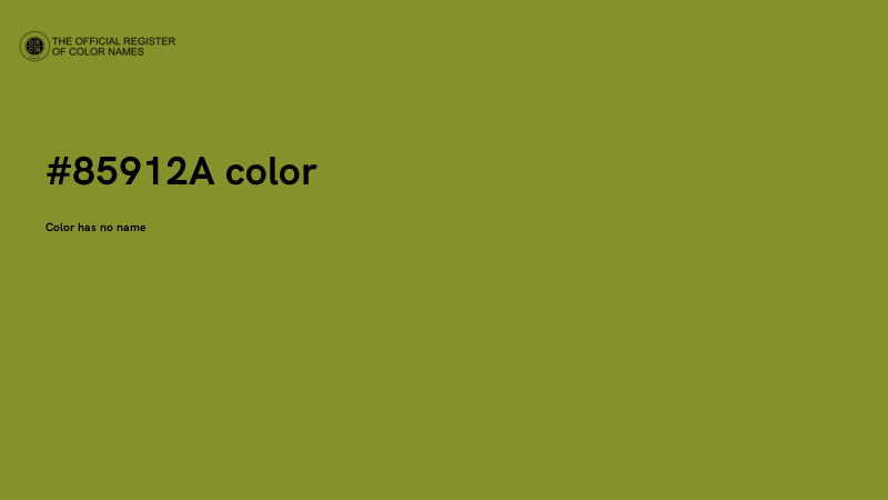 #85912A color image