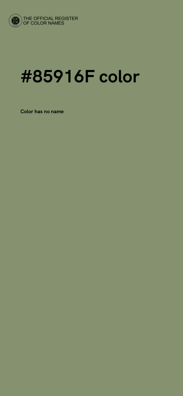 #85916F color image