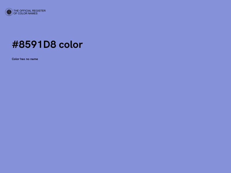 #8591D8 color image