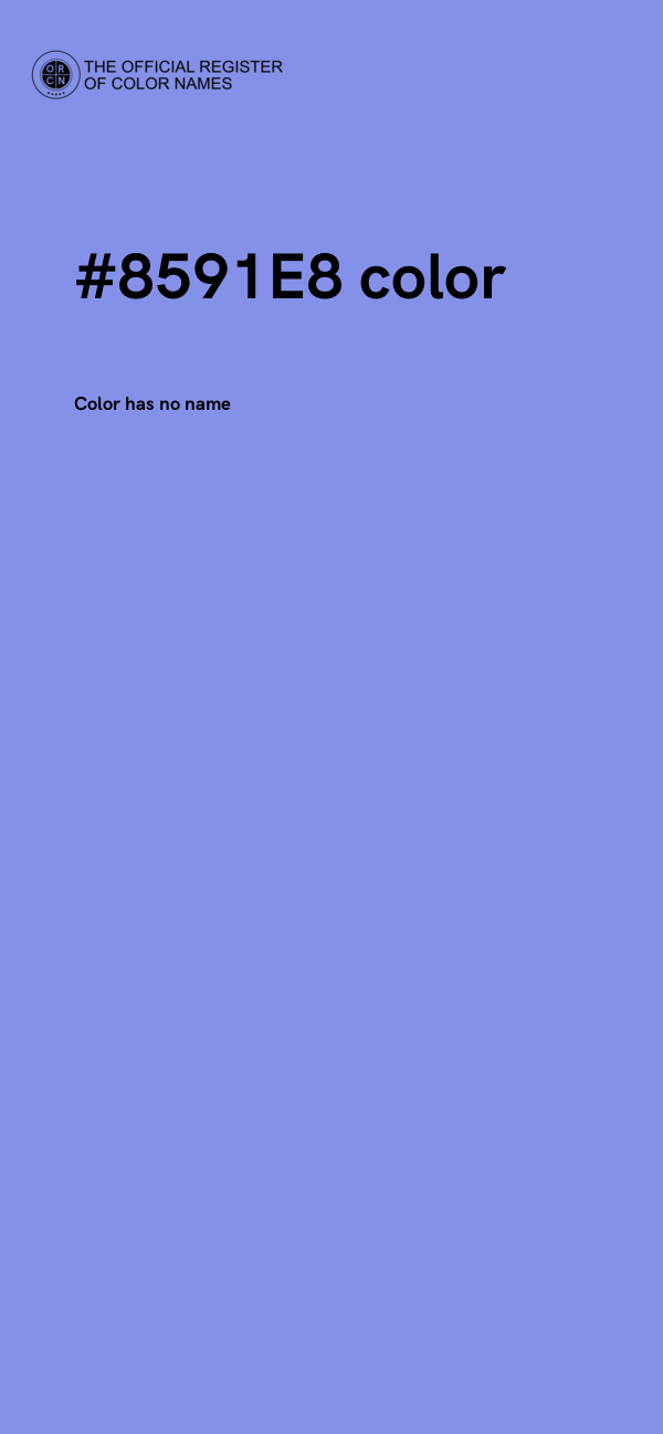#8591E8 color image