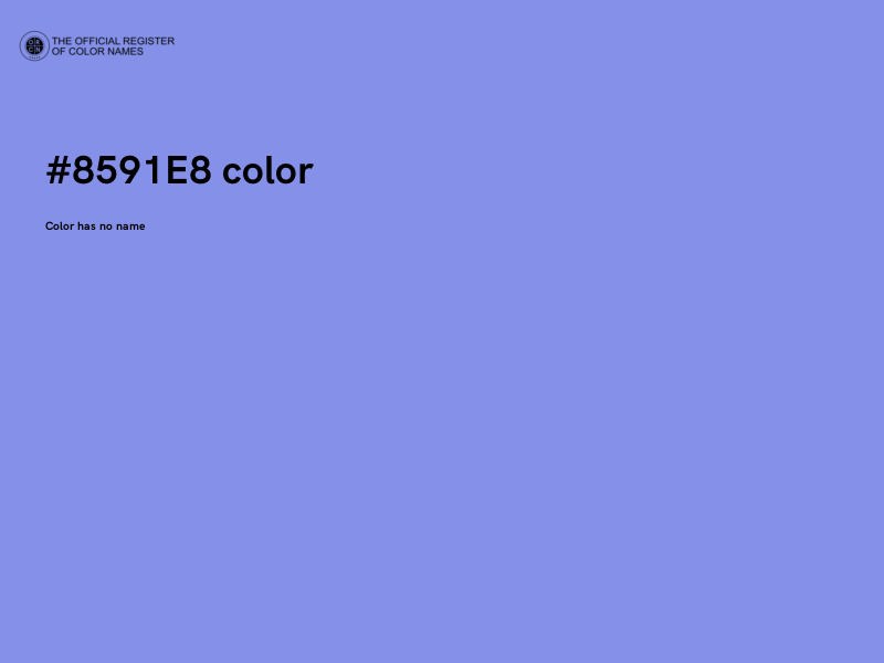 #8591E8 color image
