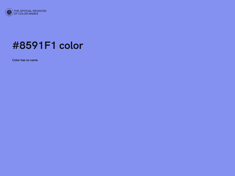 #8591F1 color image