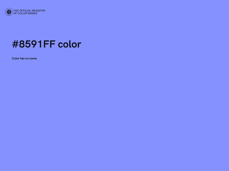 #8591FF color image