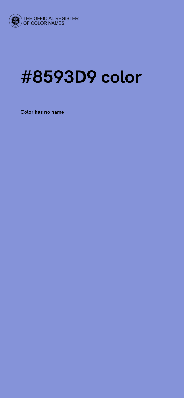 #8593D9 color image