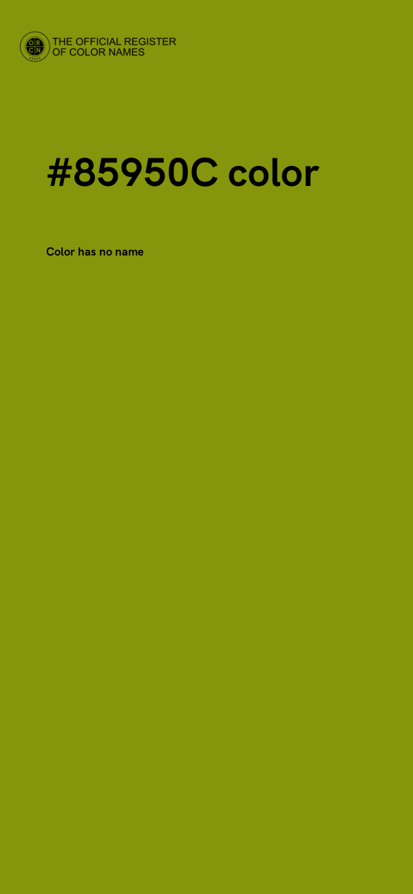 #85950C color image