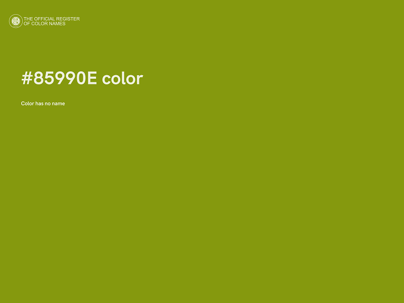 #85990E color image