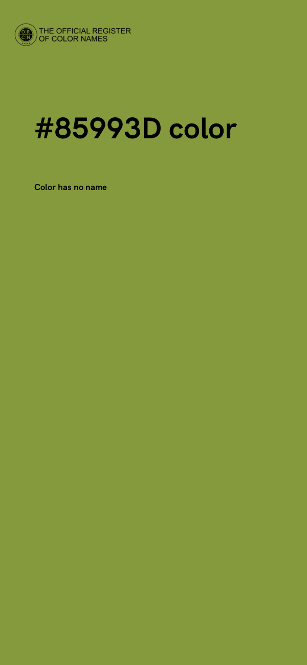 #85993D color image