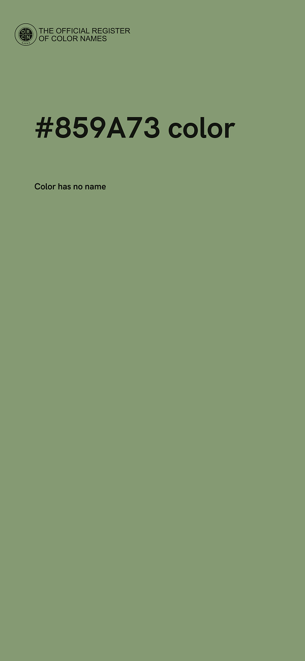 #859A73 color image