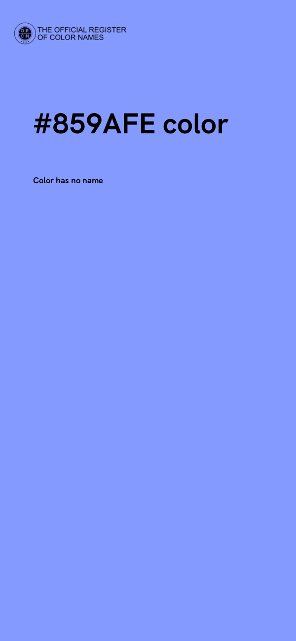 #859AFE color image