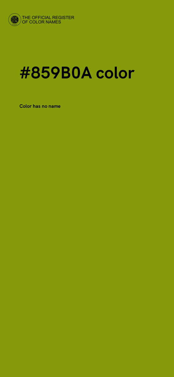 #859B0A color image