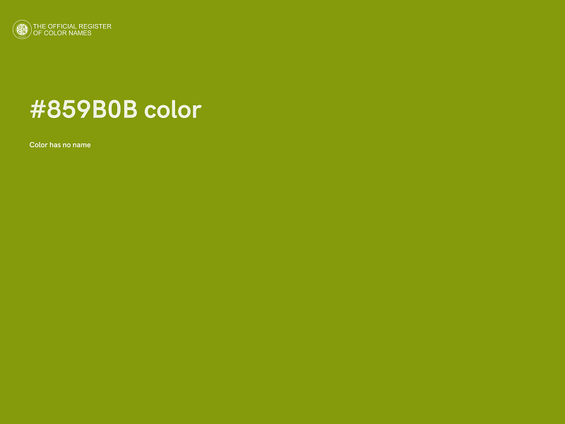 #859B0B color image