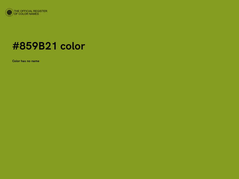 #859B21 color image