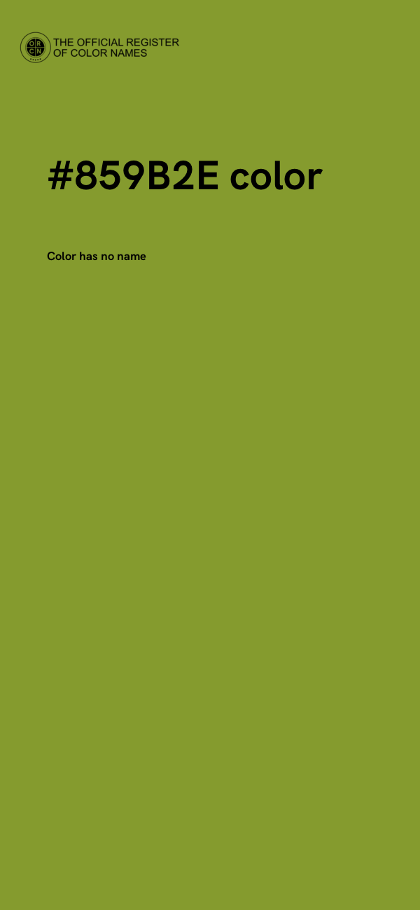 #859B2E color image