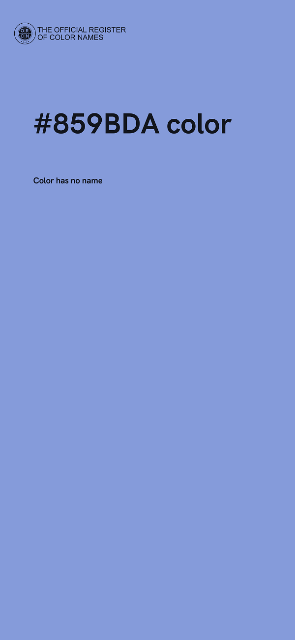 #859BDA color image