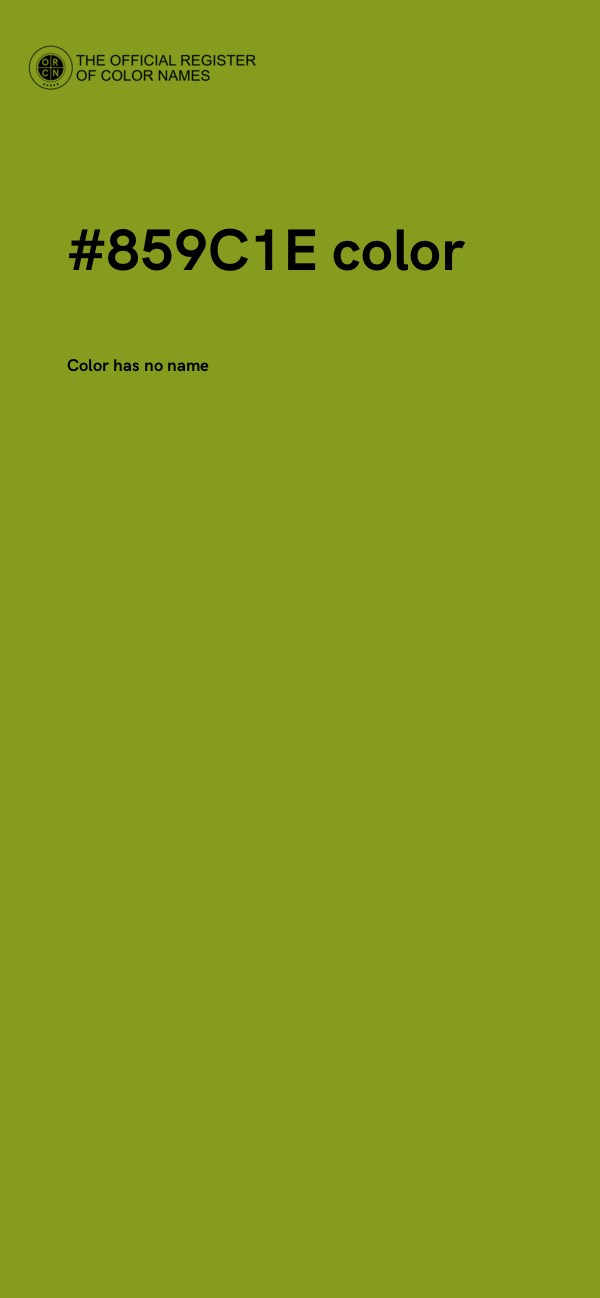 #859C1E color image