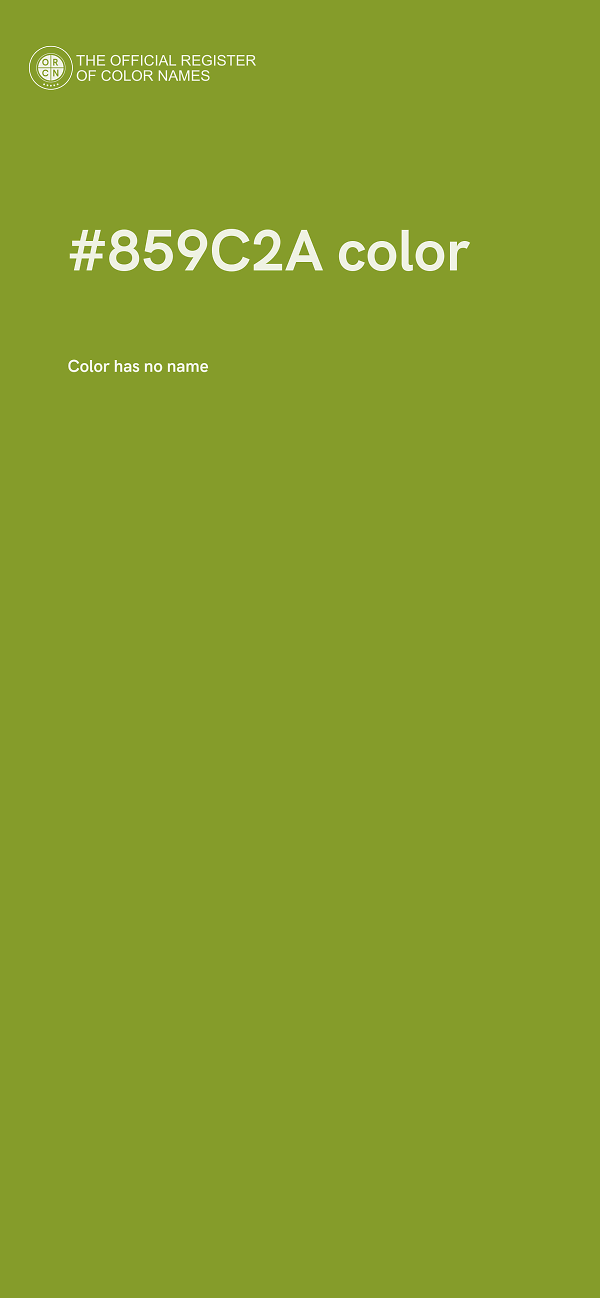 #859C2A color image