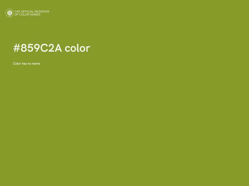 #859C2A color image