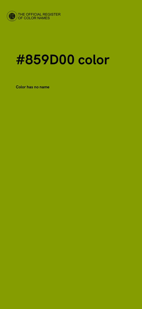 #859D00 color image