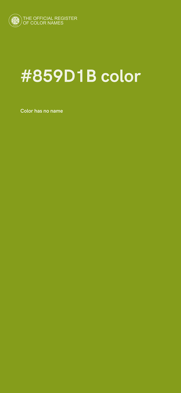#859D1B color image