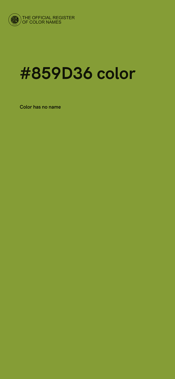 #859D36 color image