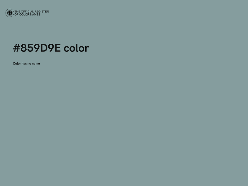 #859D9E color image