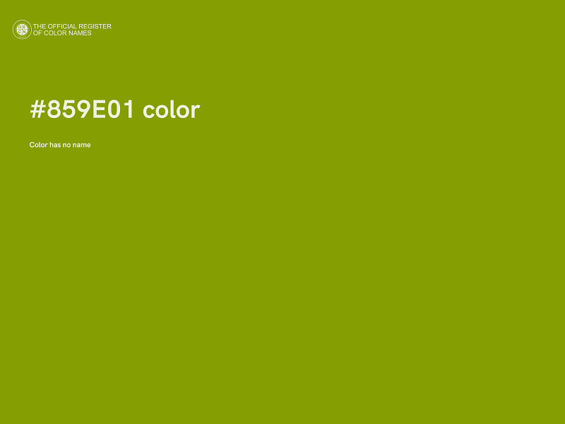 #859E01 color image