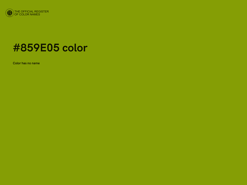 #859E05 color image