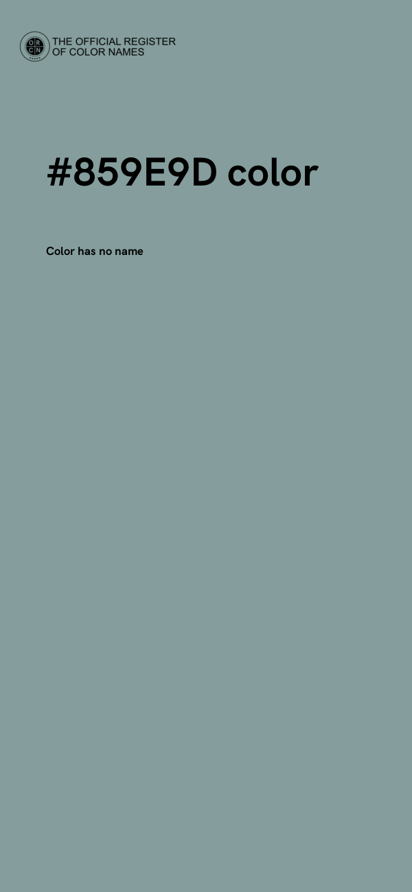 #859E9D color image