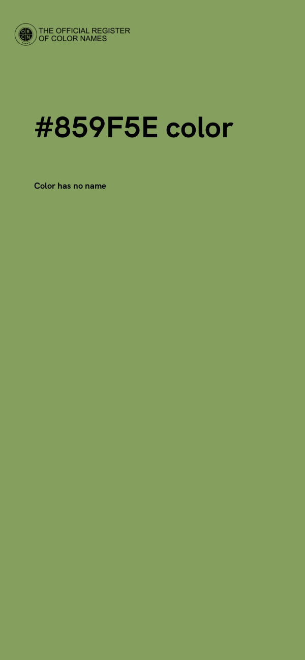 #859F5E color image