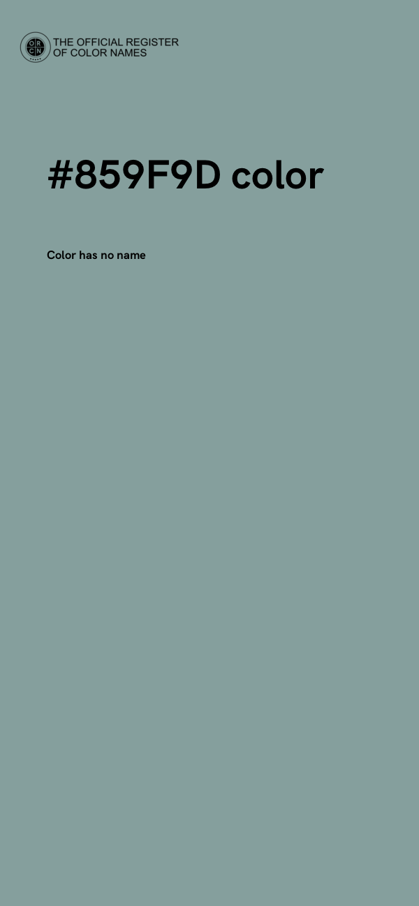 #859F9D color image
